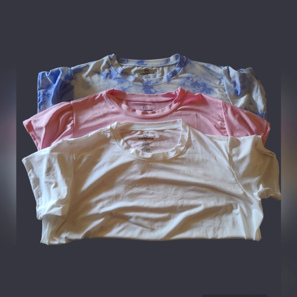 Three Crop lightweight workout tops